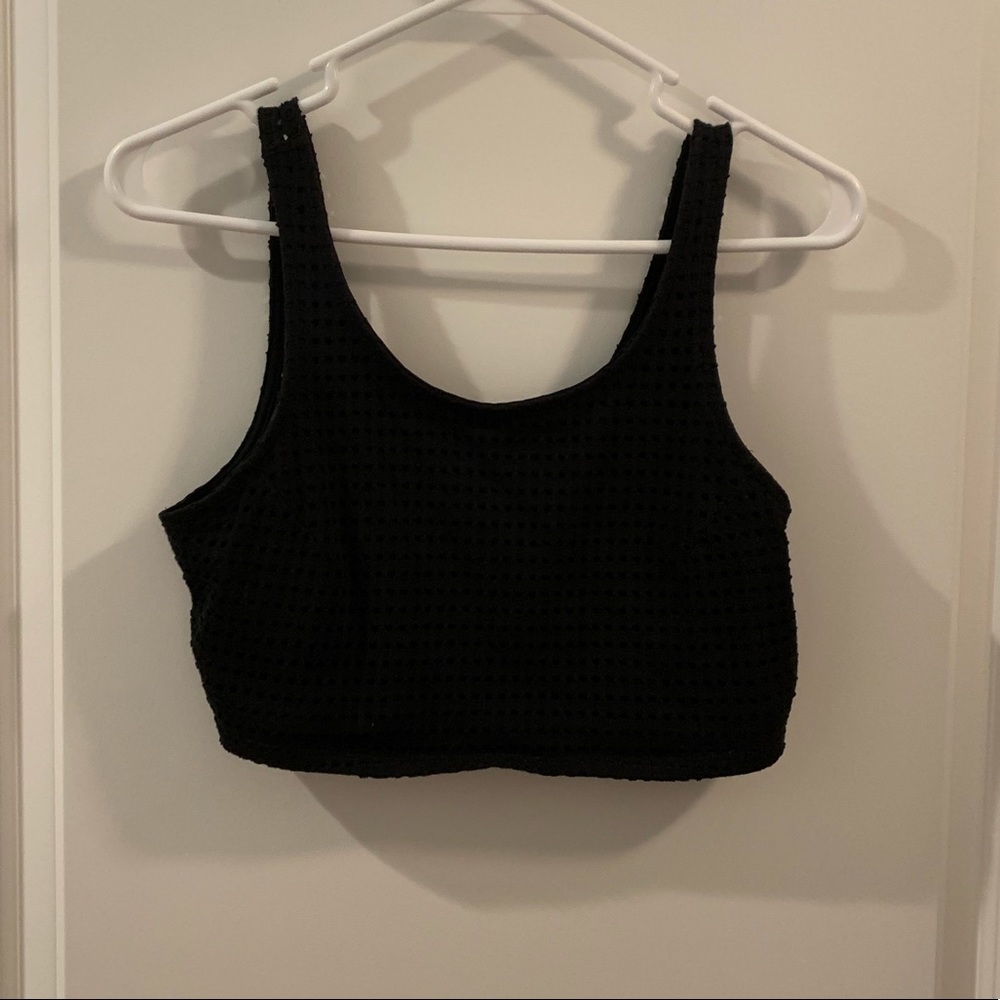 Black Express crop top